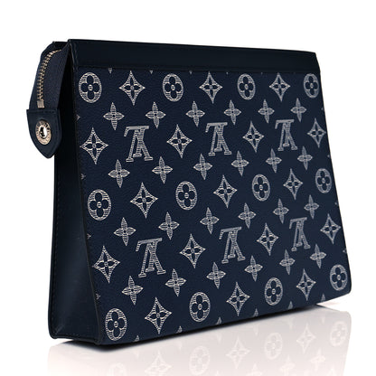 Louis Vuitton Savane Monogram Chapman Lion Pochette Voyage MM Ink 3 of 10