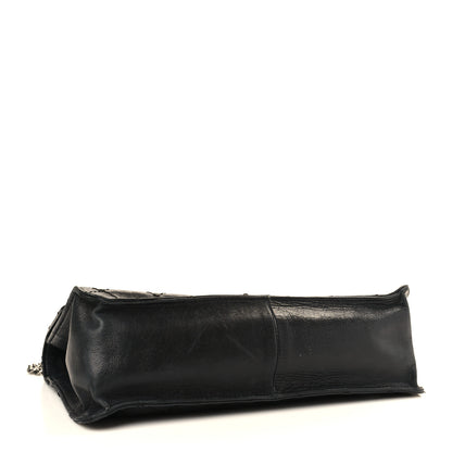 Chanel Calfskin CC Crave Reissue Crown Jumbo Flap Black 4 of 11