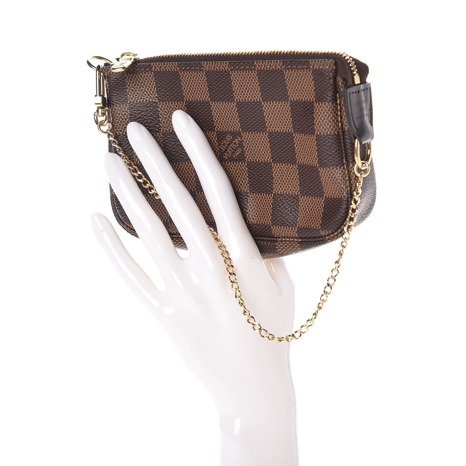 Louis Vuitton Damier Ebene Mini Pochette Accessories 2 of 7