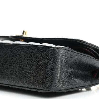 Chanel Caviar Quilted Small Double Flap Black 10 of 12