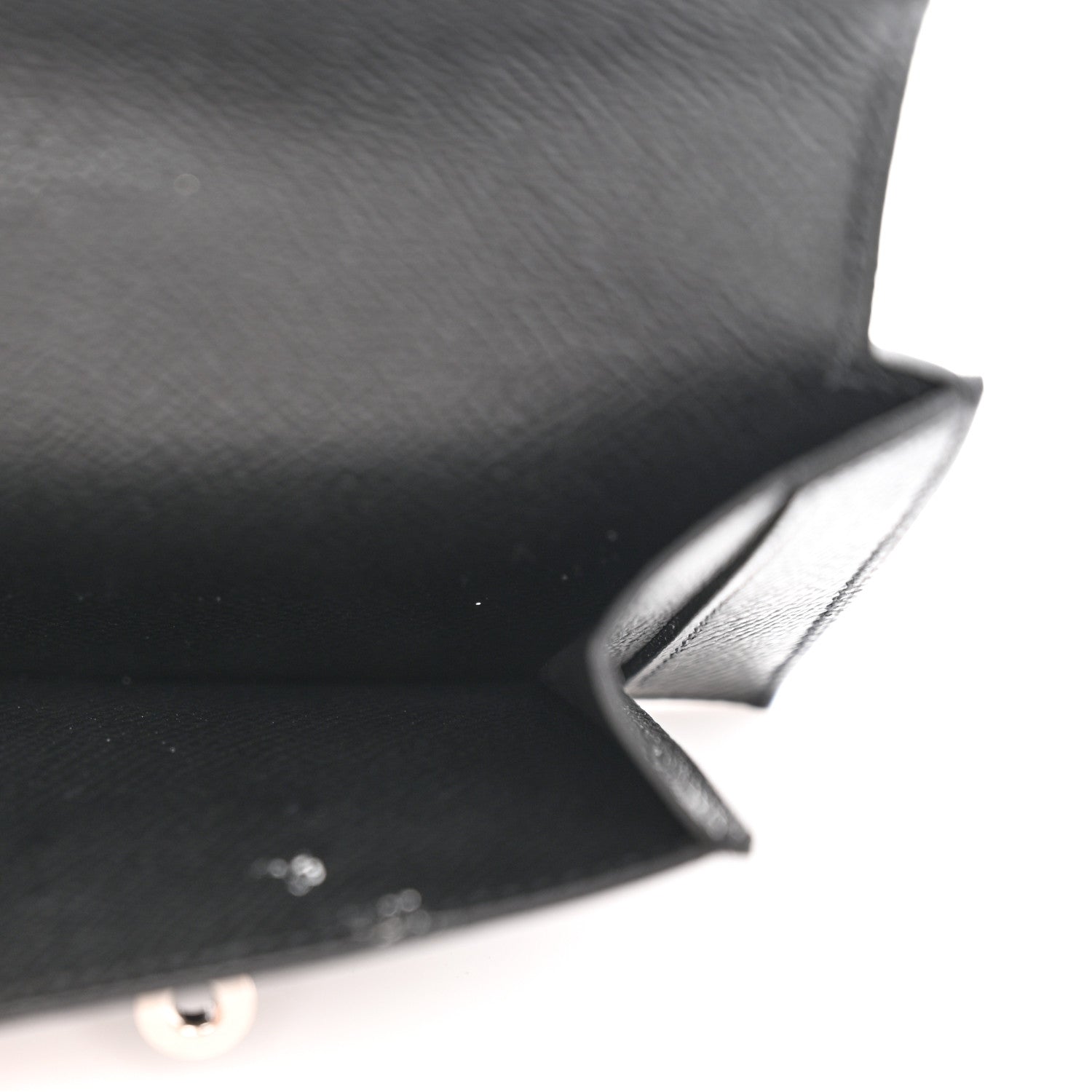 Hermes Epsom Kelly Pocket Compact Wallet Black 5 of 9