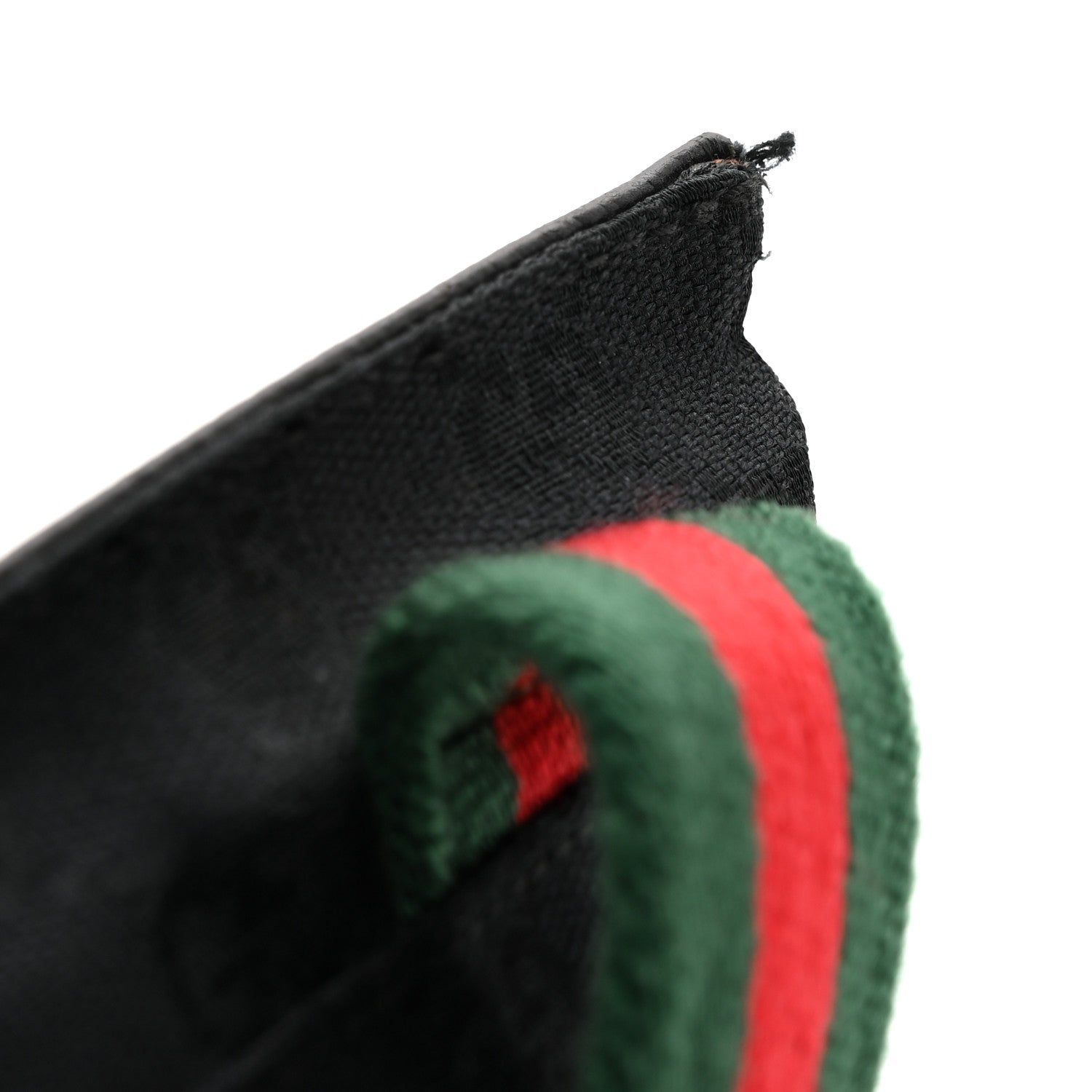 Gucci Monogram Web Belt Pouch Bag Black 13 of 14