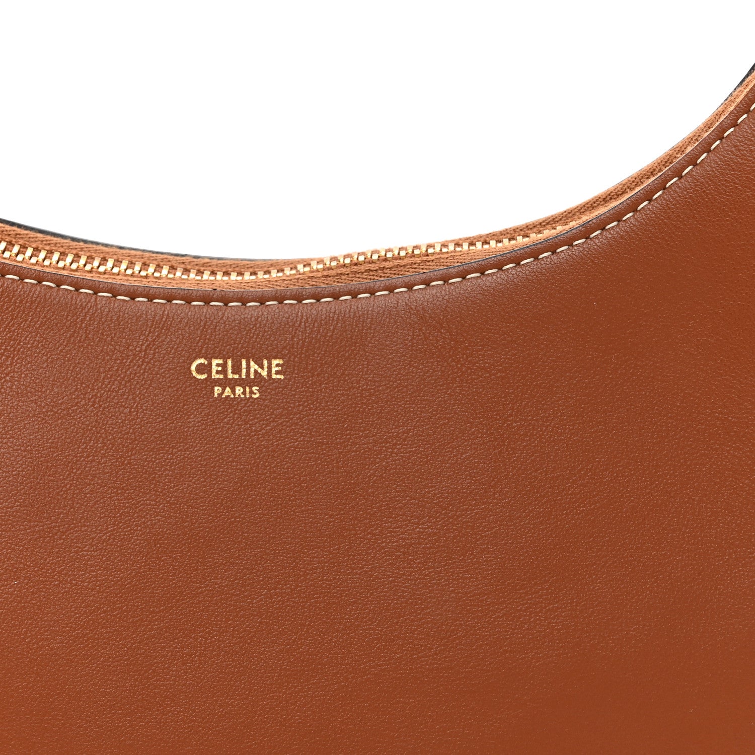 Celine Smooth Calfskin Medium Strap Ava Shoulder Bag Tan 8 of 14