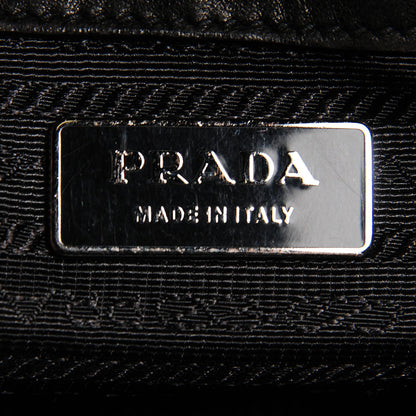 Prada Tessuto Nylon Gaufre Shopping Satchel Black 6 of 9