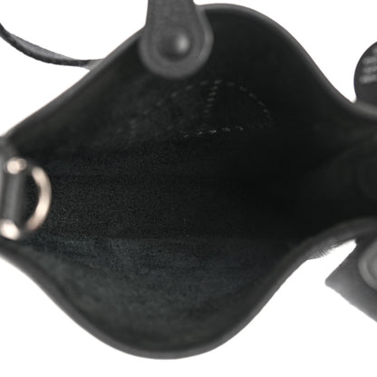 Hermes Taurillon Clemence Evelyne TPM Black 10 of 11