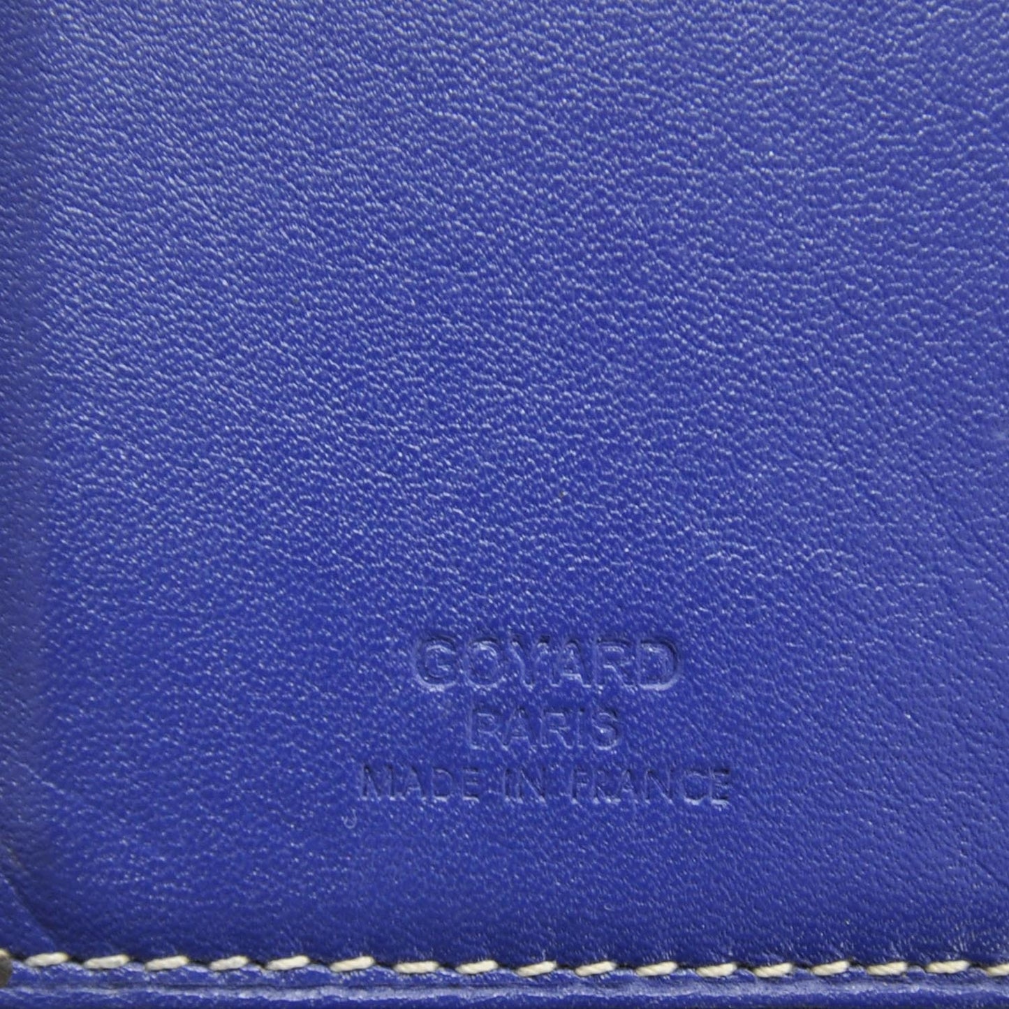 Goyardine Card Holder Case Blue