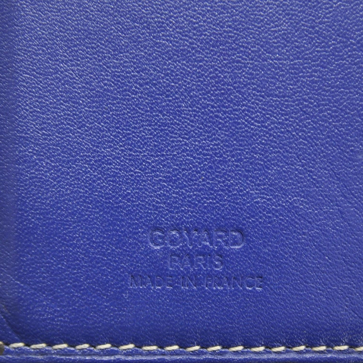 Goyard Goyardine Card Holder Case Blue 6 of 7