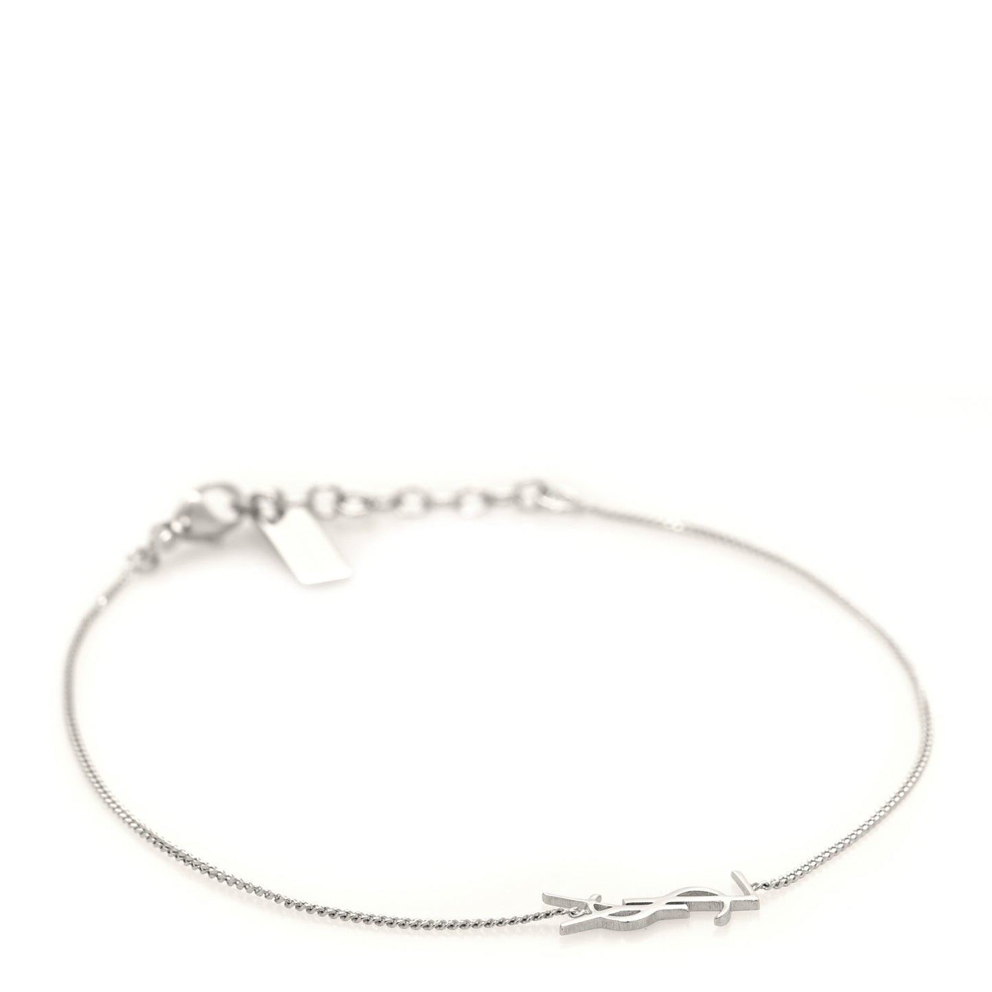 Monogram Charm Bracelet L  Silver