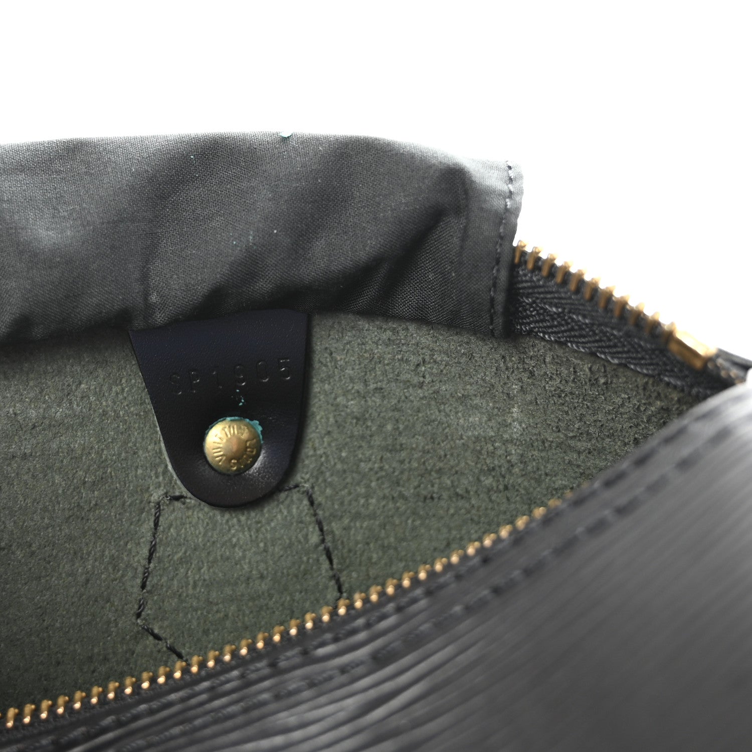 Louis Vuitton Epi Speedy 25 Black 7 of 10