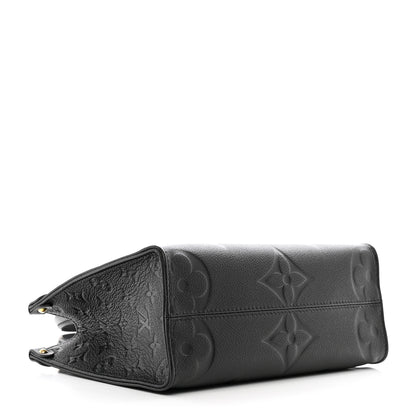 Louis Vuitton LOUIS VUITTON Empreinte Monogram Giant Onthego PM Black 4 of 9