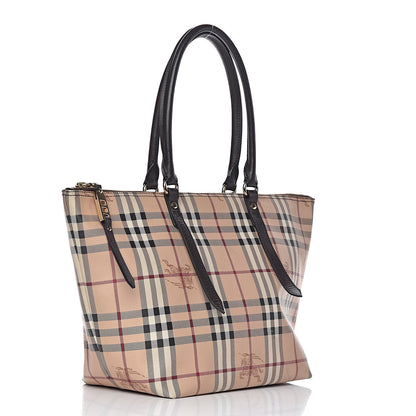 Burberry Haymarket Check Small Salisbury Tote Chocolate 3 of 10