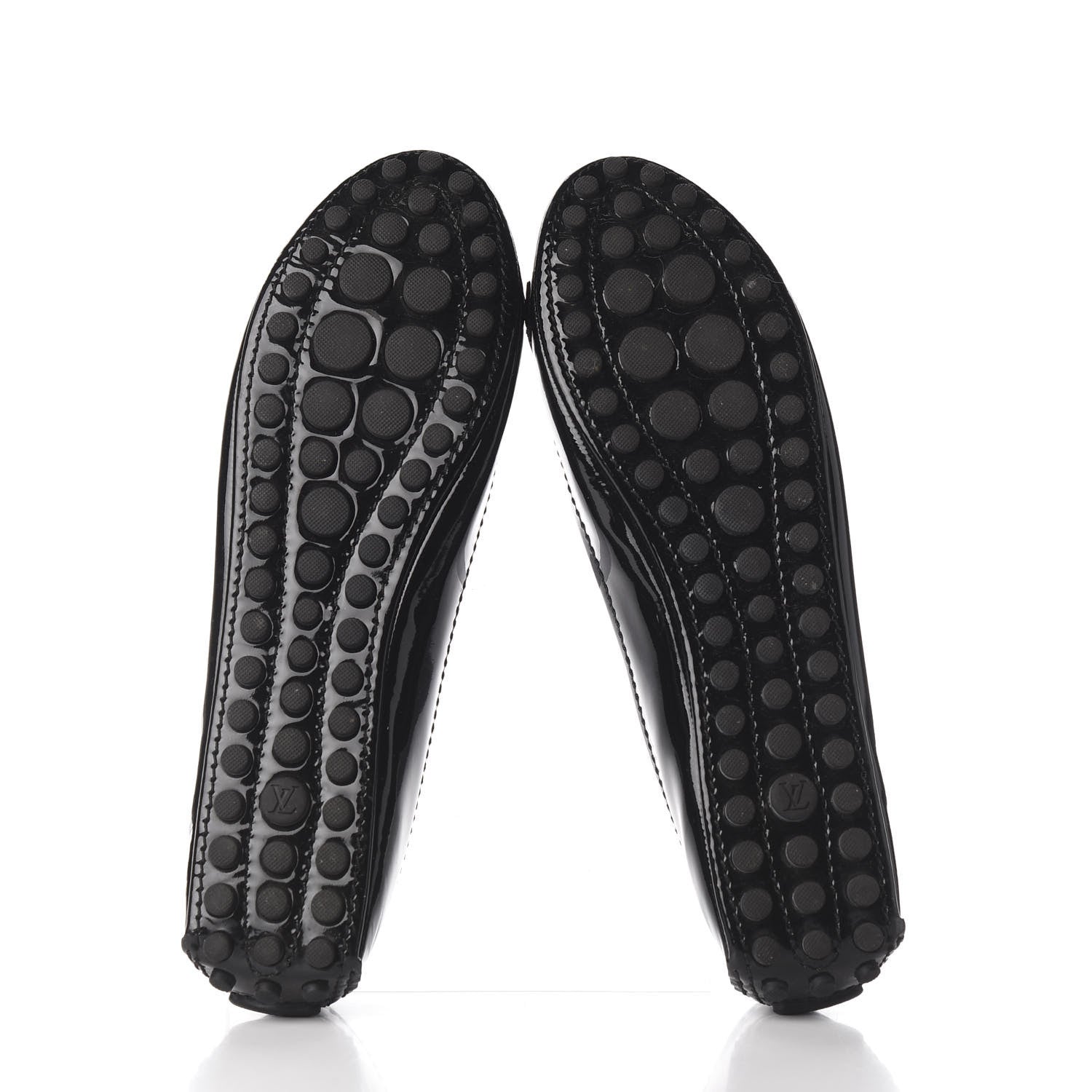 Louis Vuitton Patent Calfskin Oxford Ballerina Flats 38.5 Black 11 of 20
