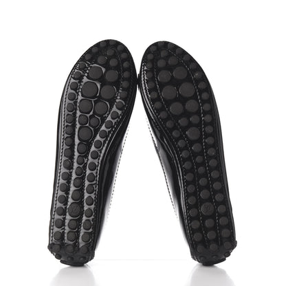 Louis Vuitton Patent Calfskin Oxford Ballerina Flats 38.5 Black 11 of 20