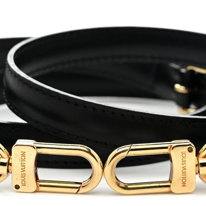 Louis Vuitton Calfskin 16mm Adjustable Shoulder Strap Black 3 of 3