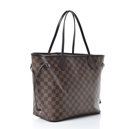Louis Vuitton Damier Ebene Neo Neverfull MM Rose Ballerine 4 of 18