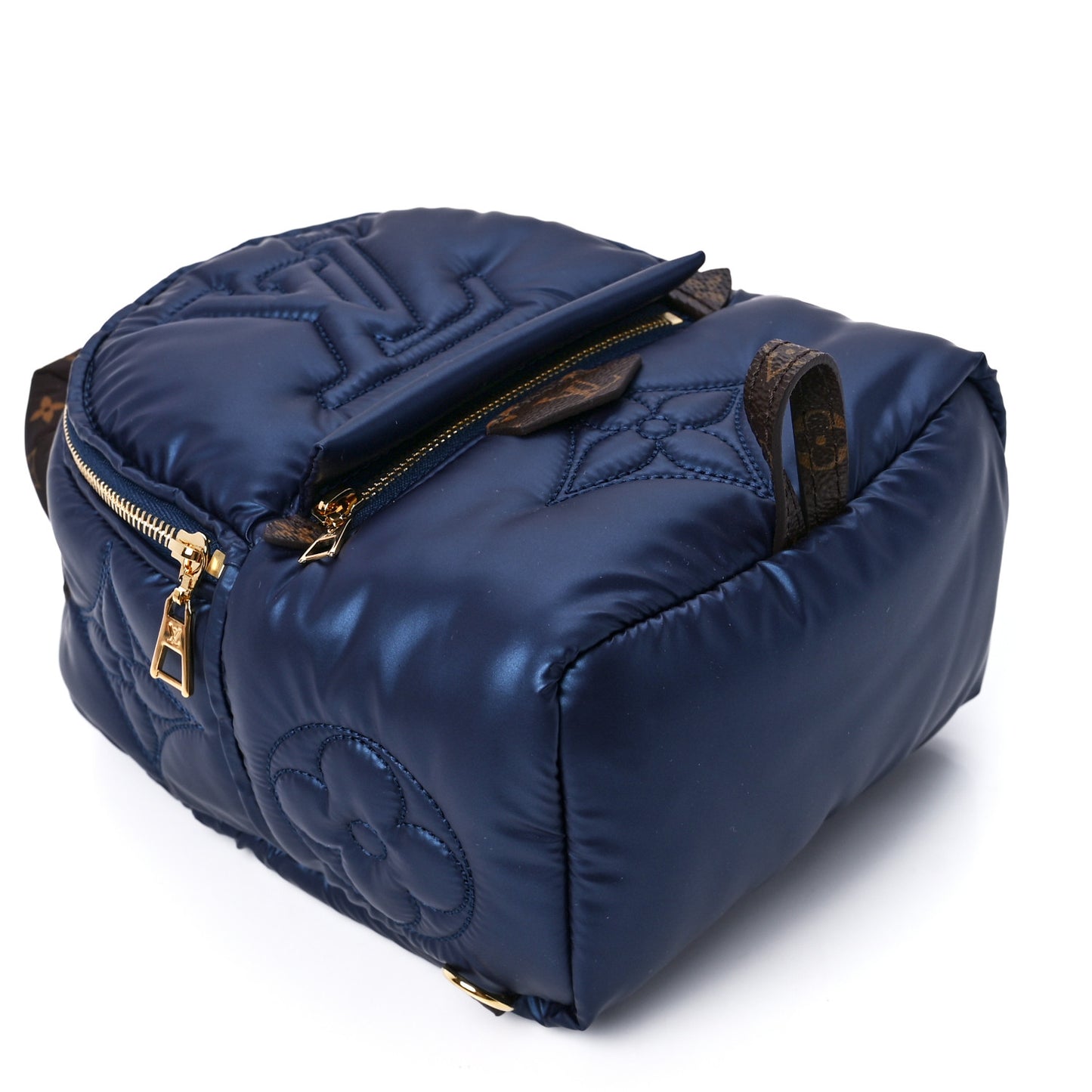 Econyl Mini Monogram Pillow Palm Springs Backpack Mini Navy