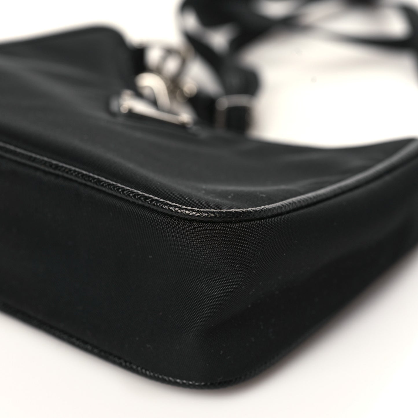 Tessuto Nylon Mini Re-Edition 2000 Shoulder Bag Black