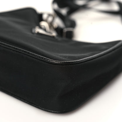 Prada Tessuto Nylon Mini Re-Edition 2000 Shoulder Bag Black 8 of 8