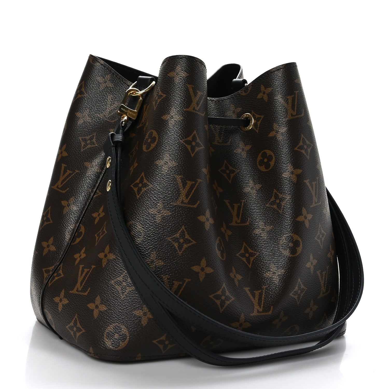 Louis Vuitton Monogram Neonoe MM Black 3 of 10