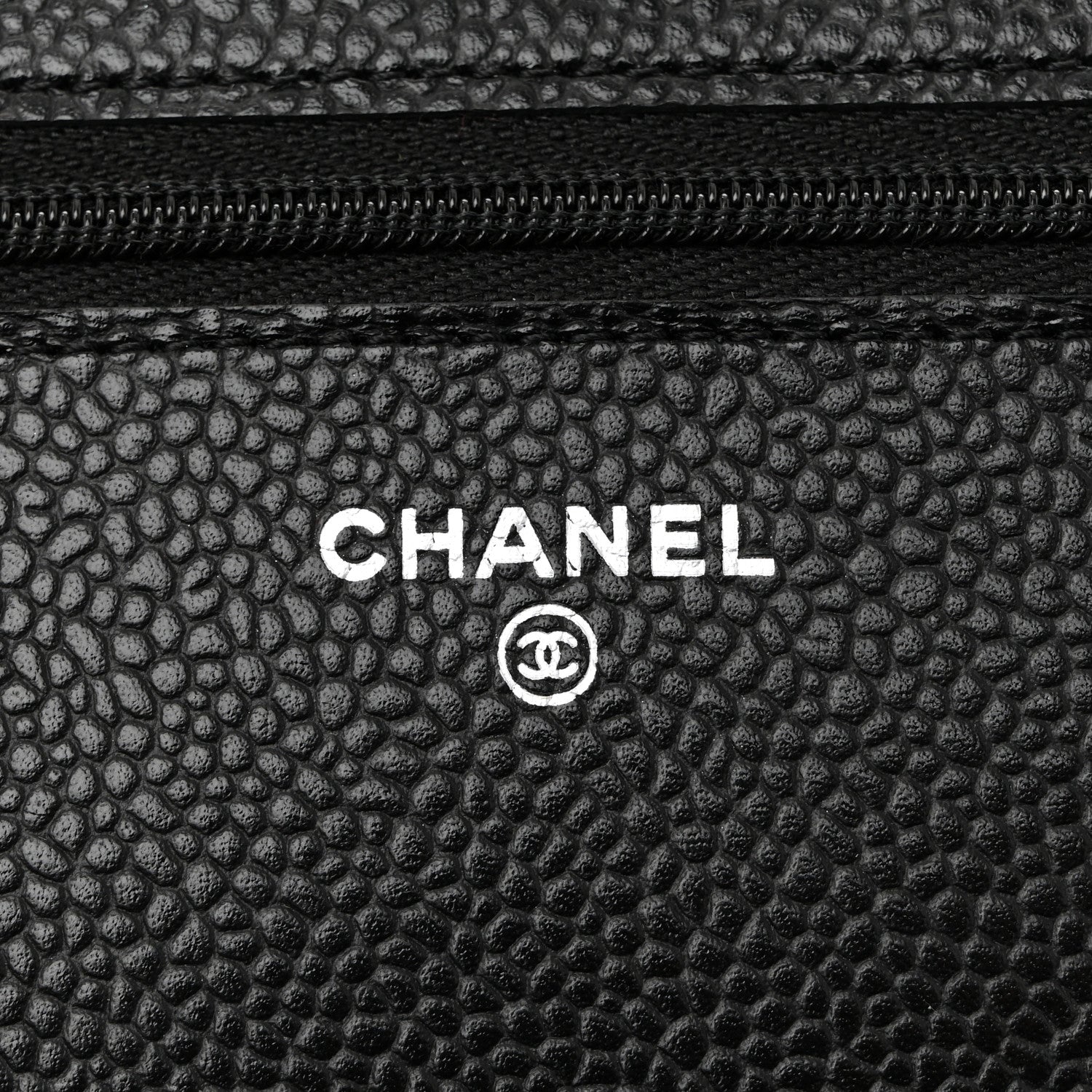 Chanel Caviar Quilted Wallet On Chain WOC Black 6 of 12