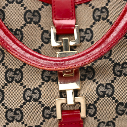 Gucci Monogram Small Bardot Bag Navy Red 13 of 13
