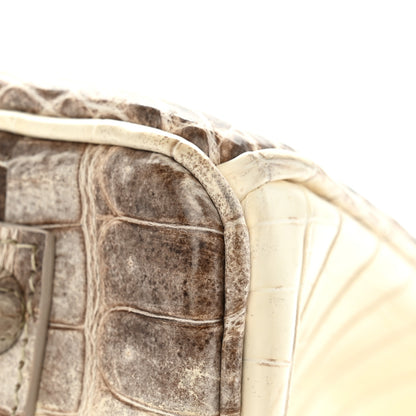 Hermes Matte Niloticus Crocodile Himalaya Birkin 30 Blanc 11 of 18