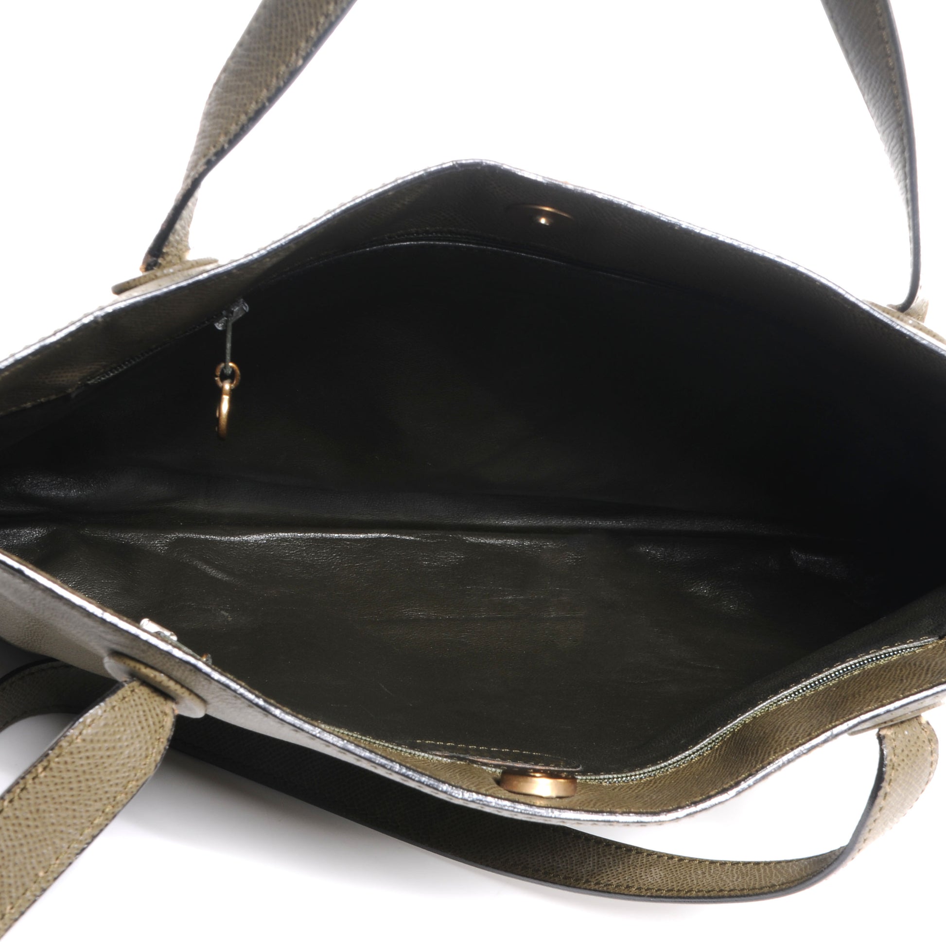 Chanel Caviar Shoulder Bag Dark Green 5 of 7