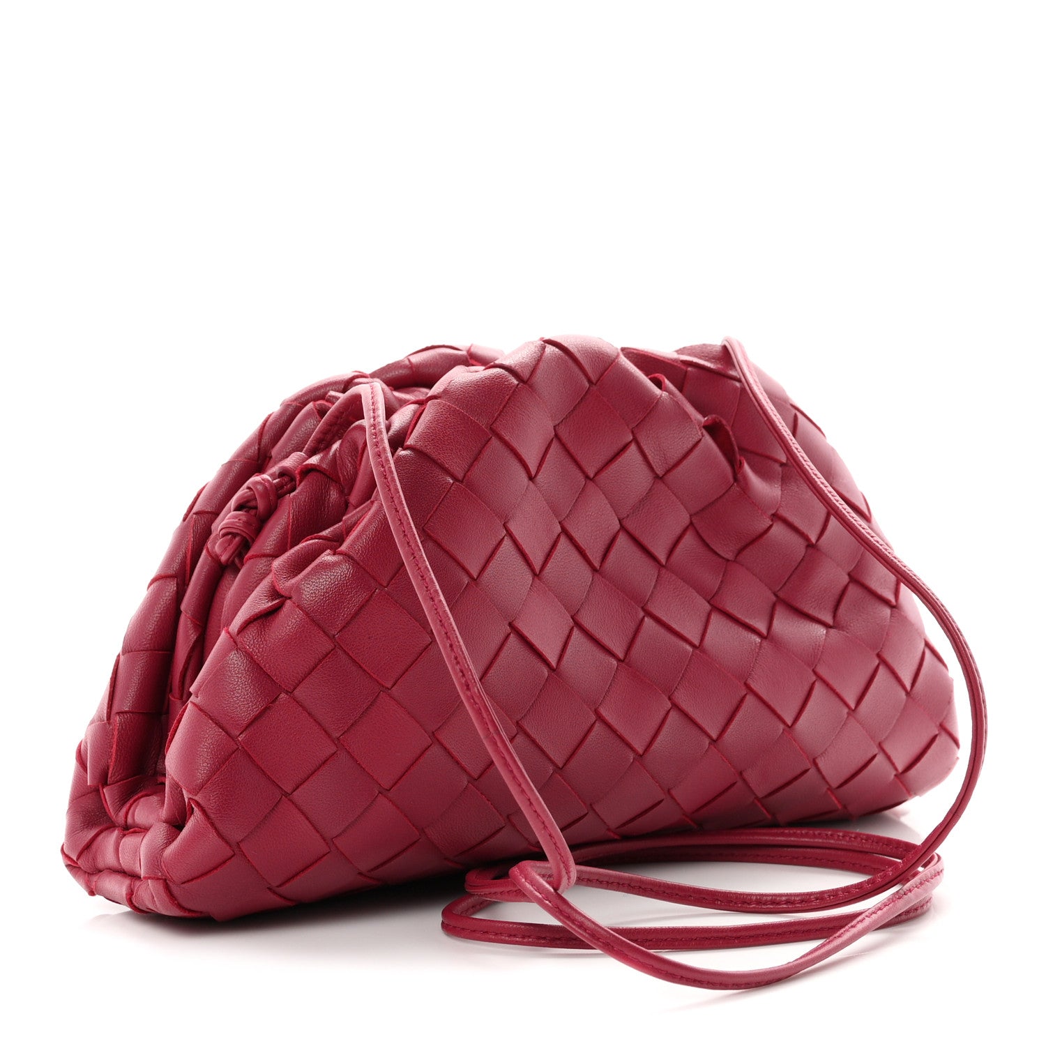 Bottega Veneta Nappa Intrecciato The Mini Pouch Bordeaux 3 of 10