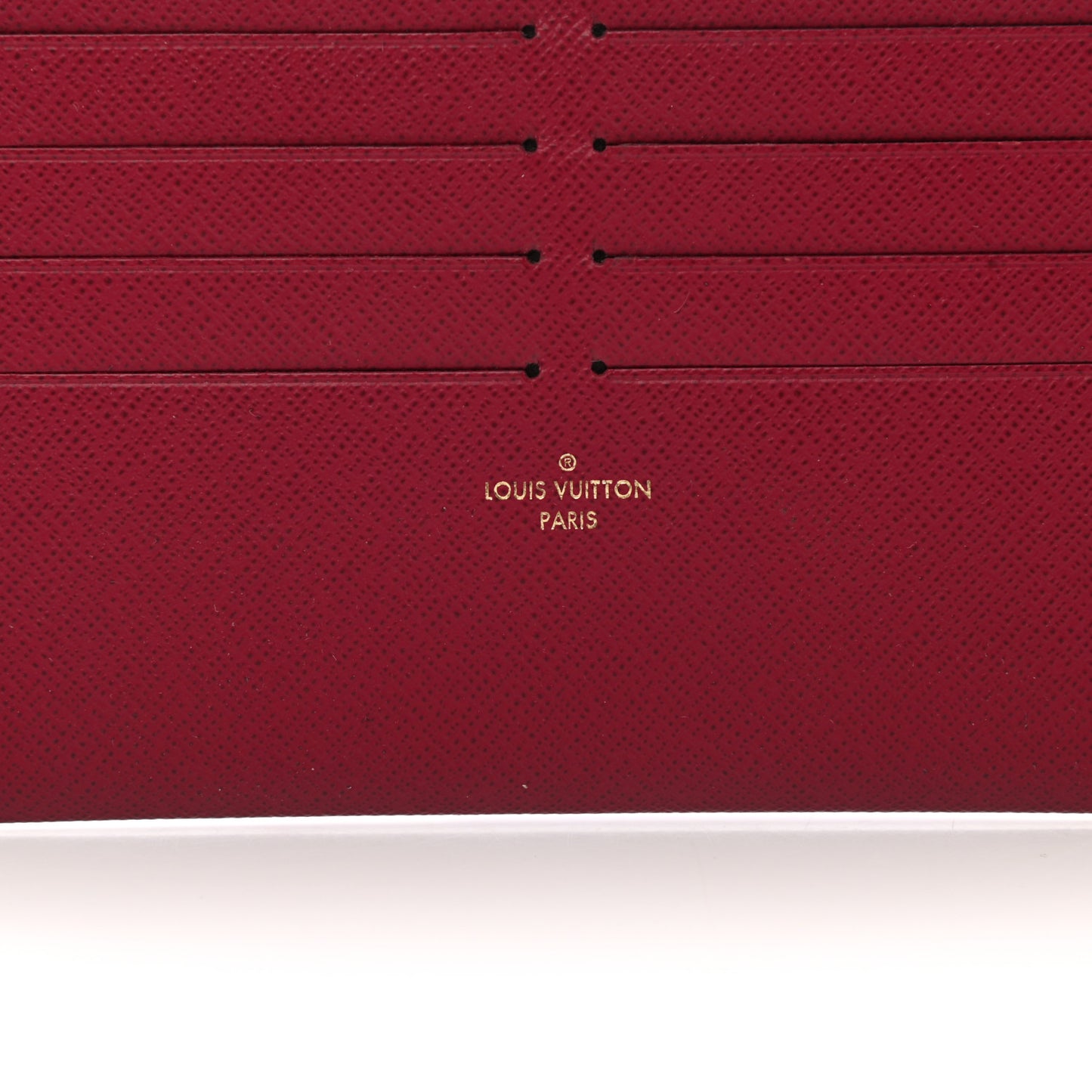 Calfskin Felicie Card Holder Insert Fuchsia
