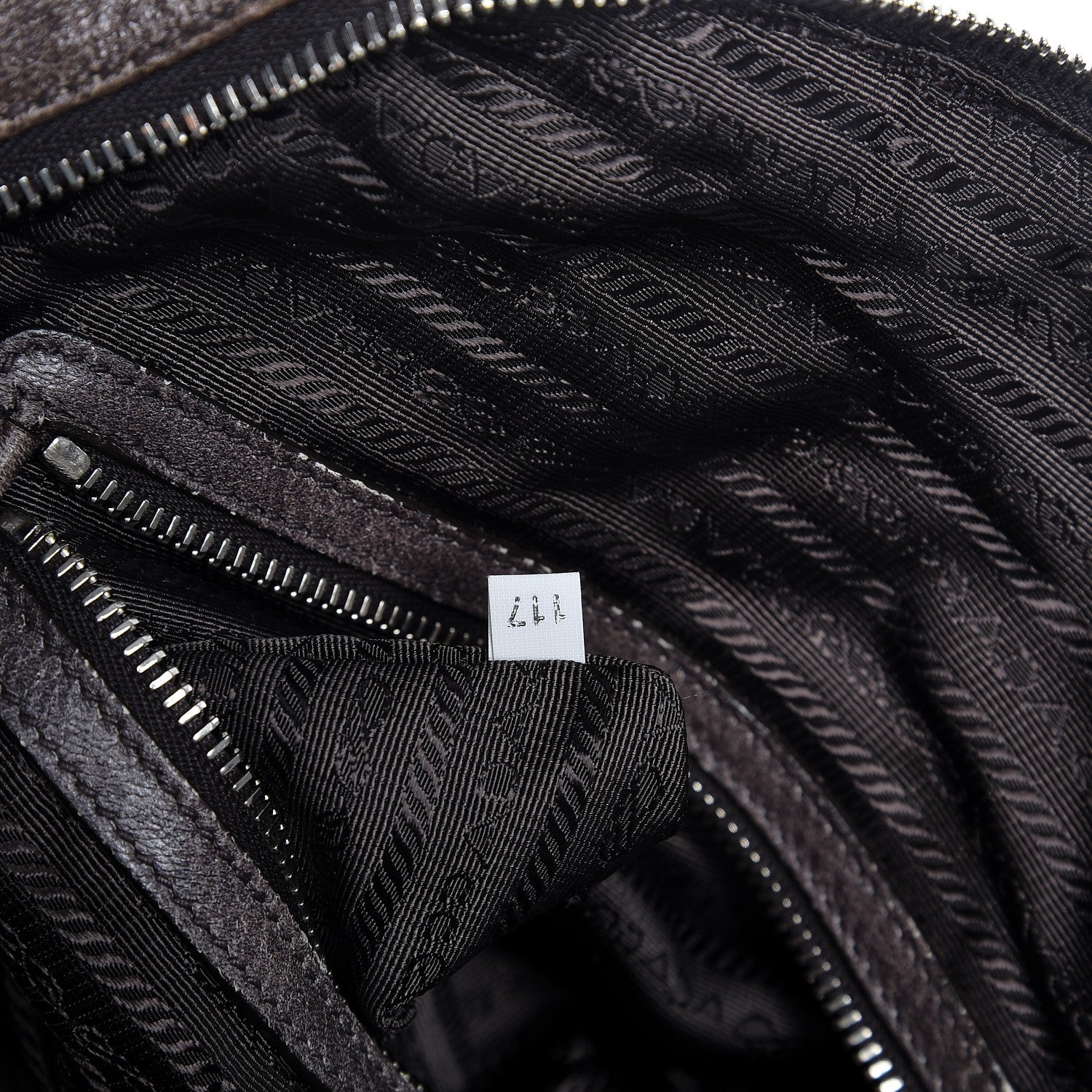 Prada Cervo Deerskin Tote Fumo 7 of 16