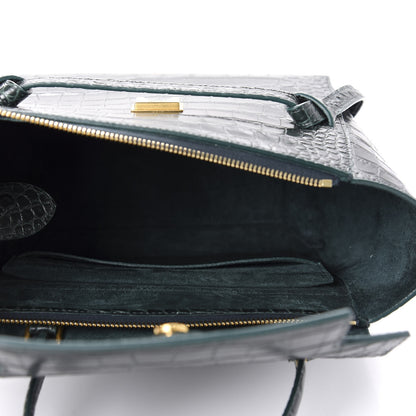 Celine Calfskin Crocodile Embossed Micro Belt Bag Amazone 5 of 9