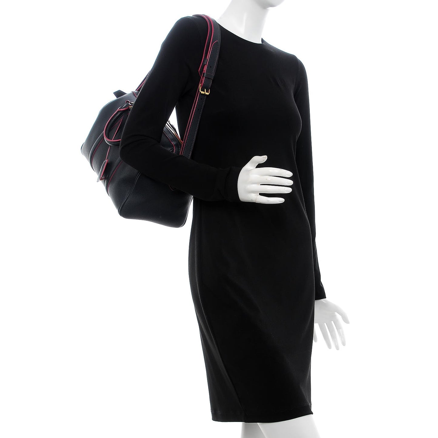 Veau Cachemire SC Bag PM Cobalt Fuchsia