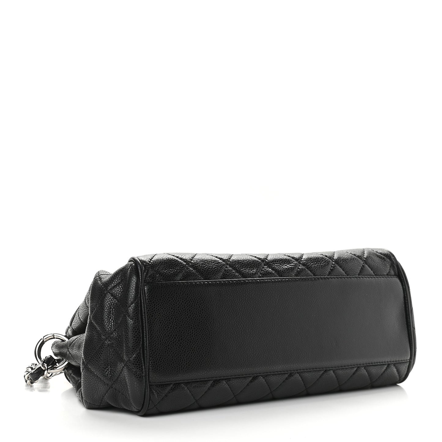Caviar Quilted Timeless Accordion Flap Black