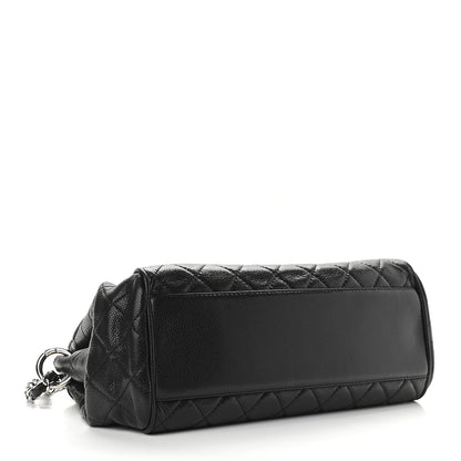 Chanel Caviar Quilted Timeless Accordion Flap Black 4 of 9