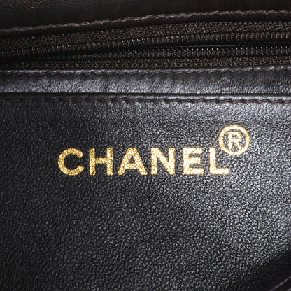 Chanel Lambskin Mini Flap Dark Brown 7 of 8