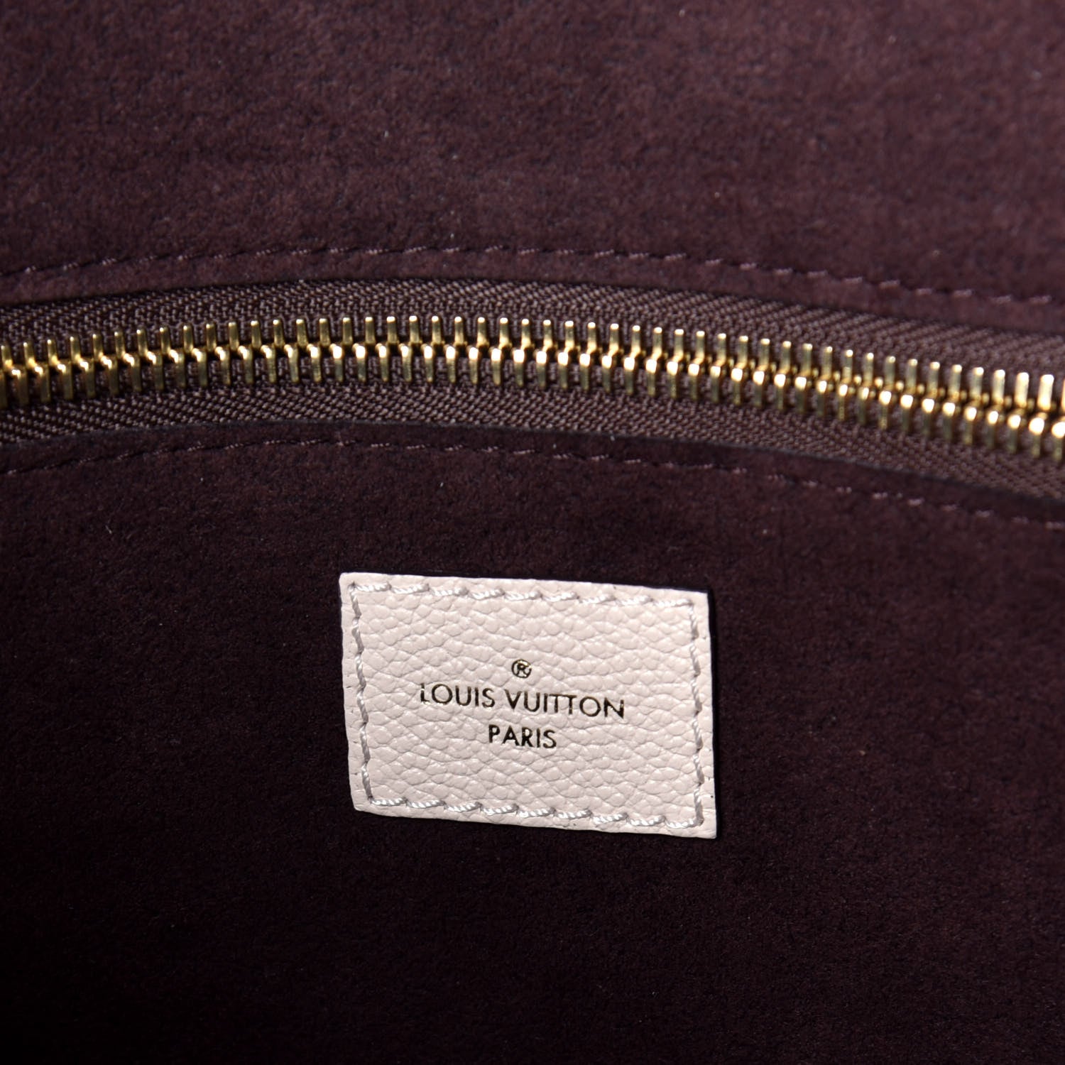 Louis Vuitton Empreinte Monogram Giant Neverfull MM Cream 6 of 8