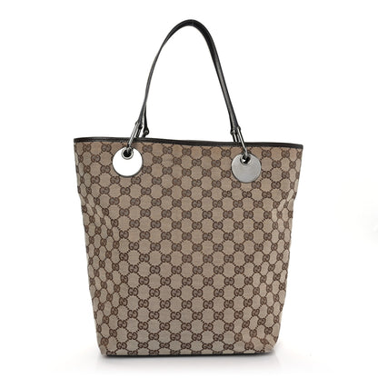 Gucci Monogram Large Eclipse Tote Brown 1 of 9