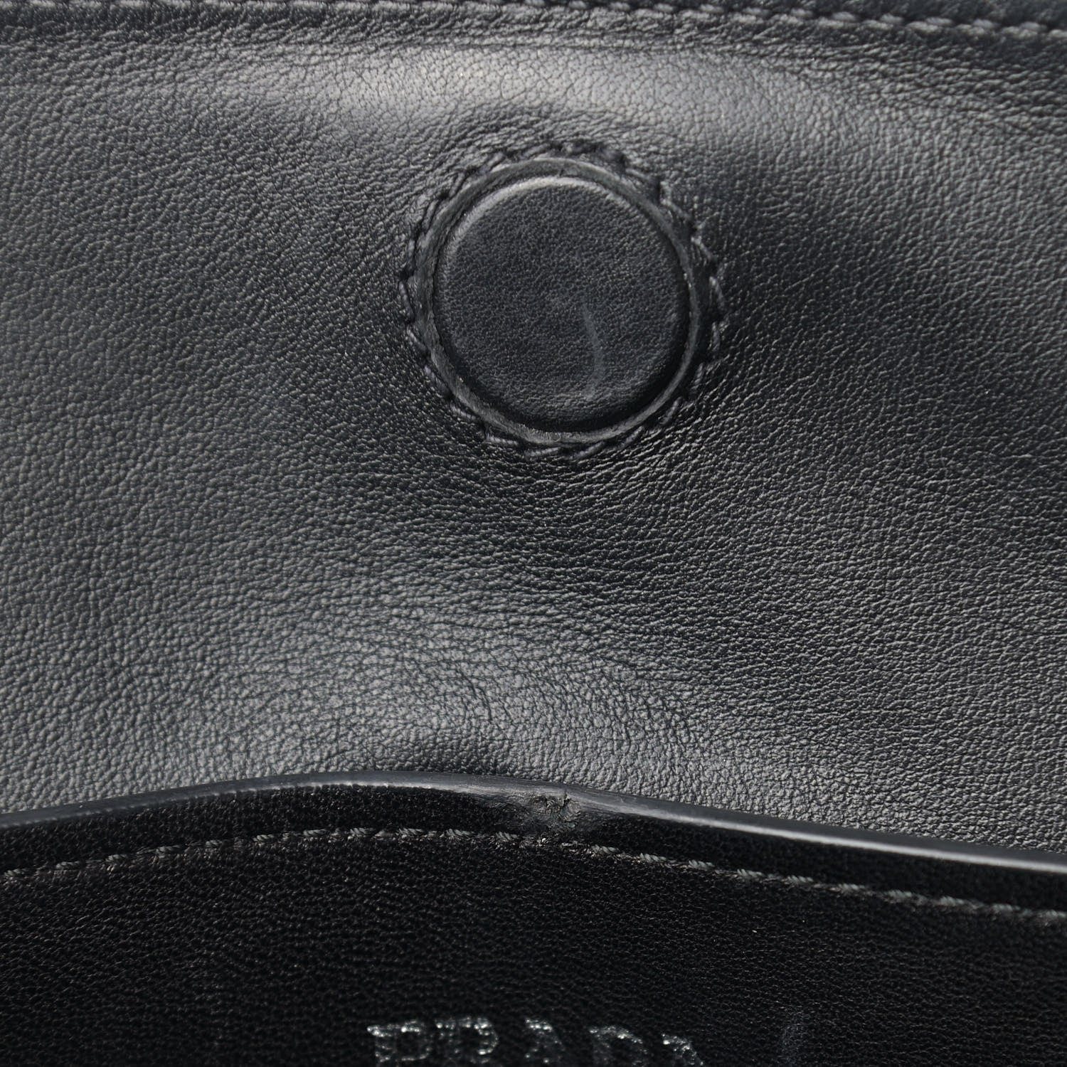 Prada City Calfskin Large Double Bag Black 16 of 19