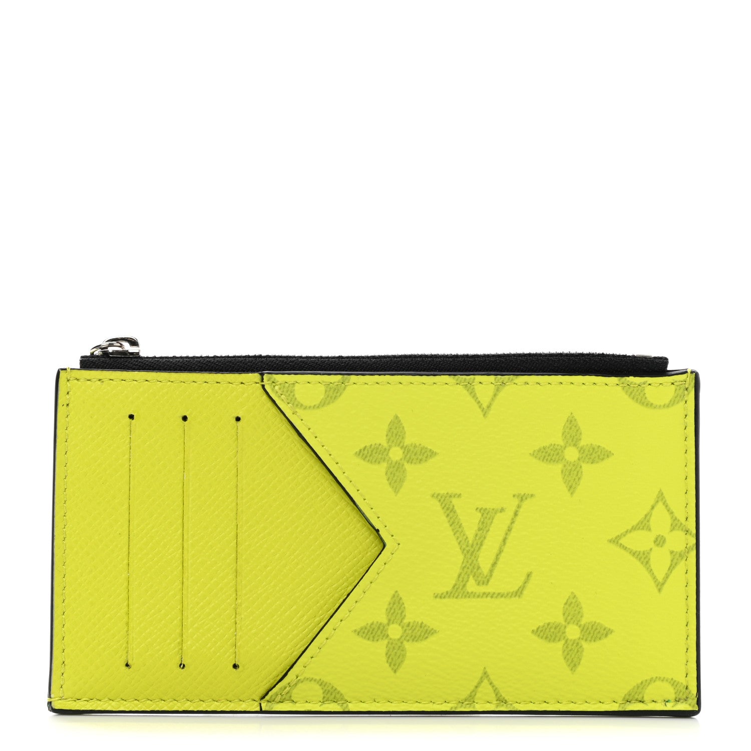 Louis Vuitton Monogram Taiga Coin Card Holder Yellow 1 of 6