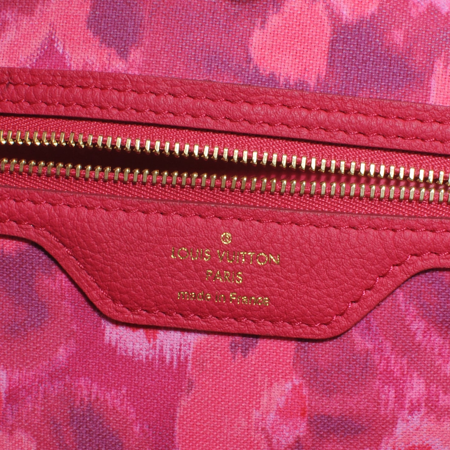 Monogram Articles de Voyage Ikat Neverfull GM Rose Indien