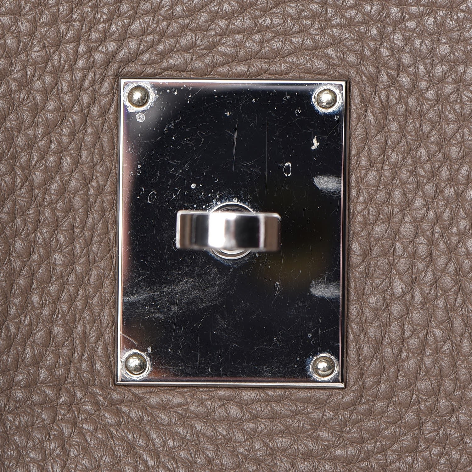 Hermes Taurillon Clemence JPG Shoulder Birkin II 42 Etoupe 23 of 37