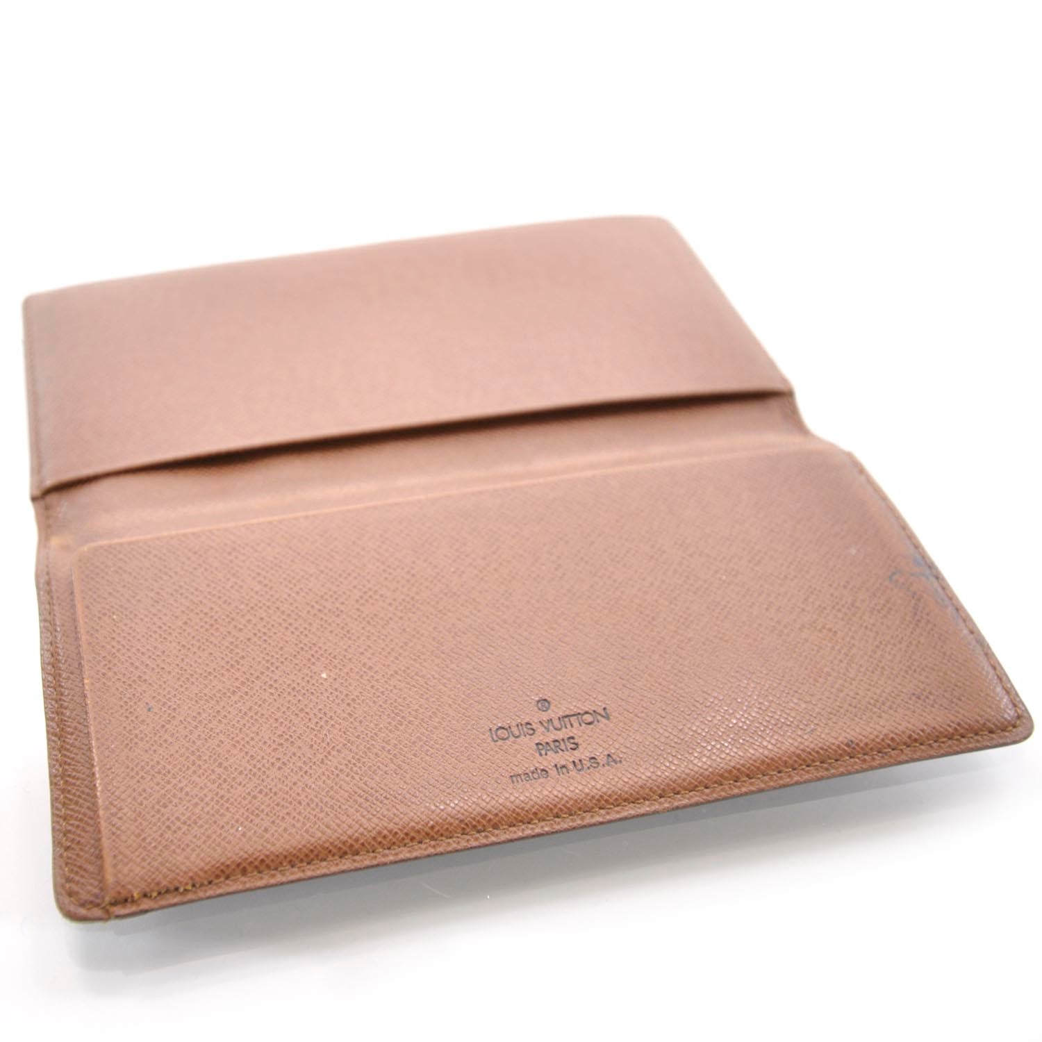 Louis Vuitton Monogram Checkbook Holder Wallet Cover 4 of 8