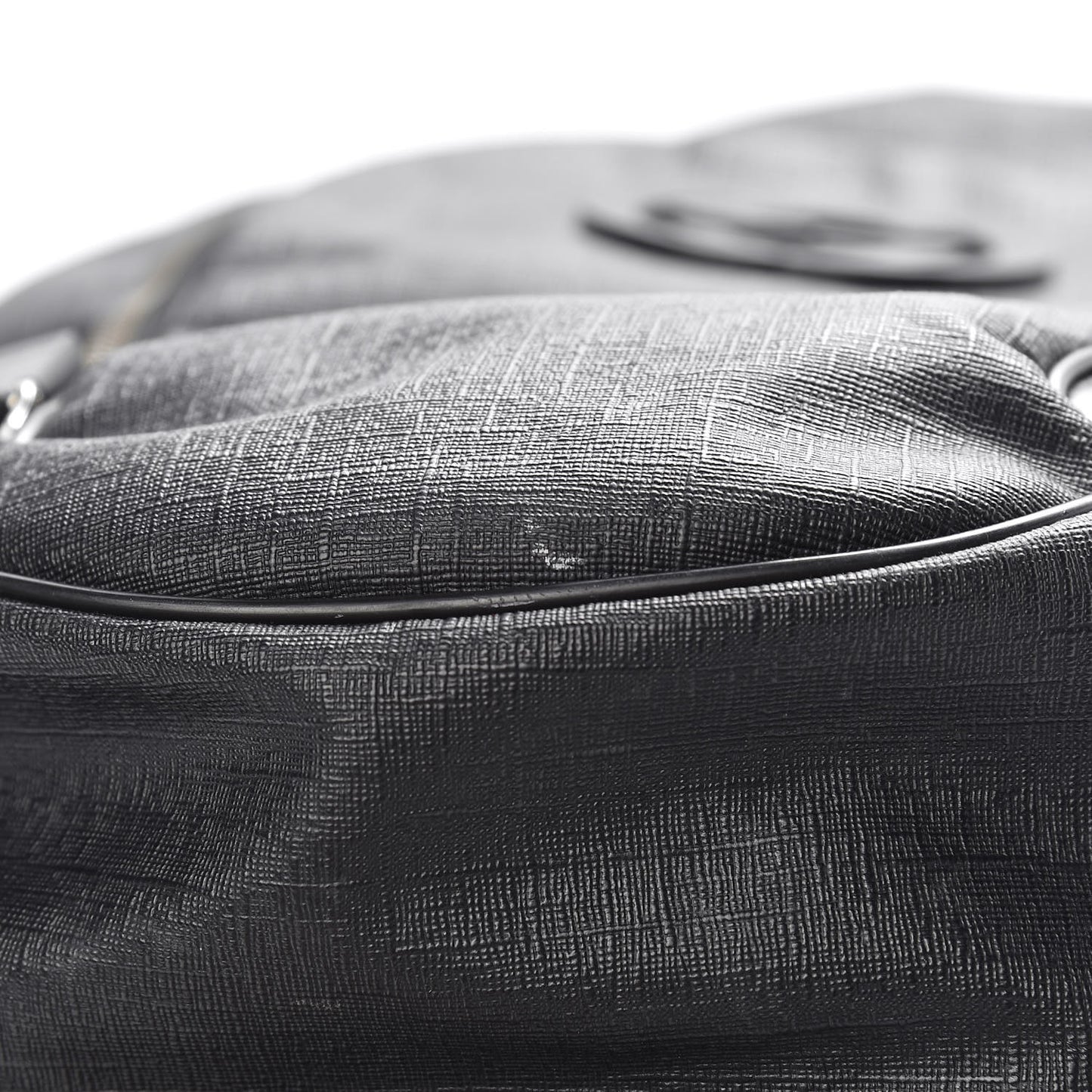 Coated Canvas Interlocking G Travel Backpack Black