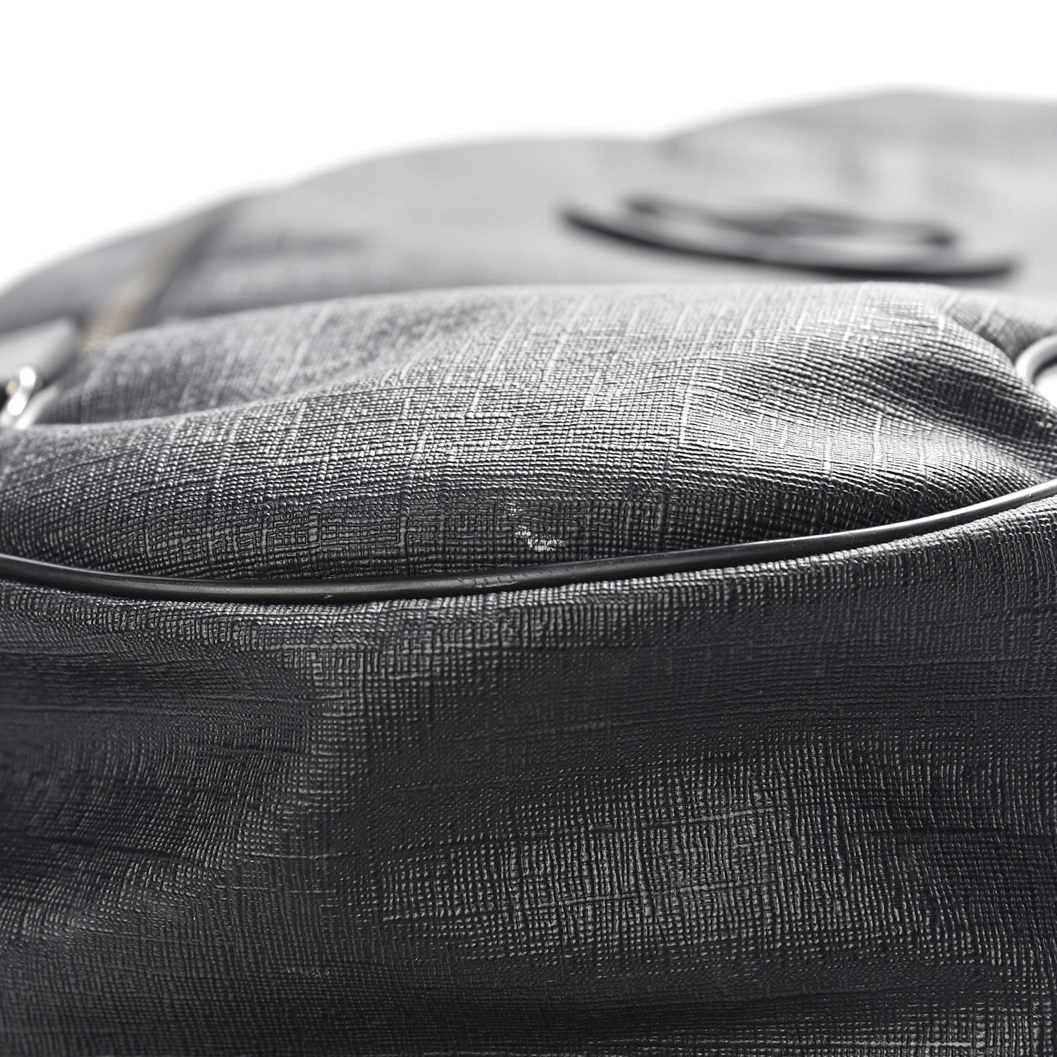 Gucci Coated Canvas Interlocking G Travel Backpack Black 17 of 19