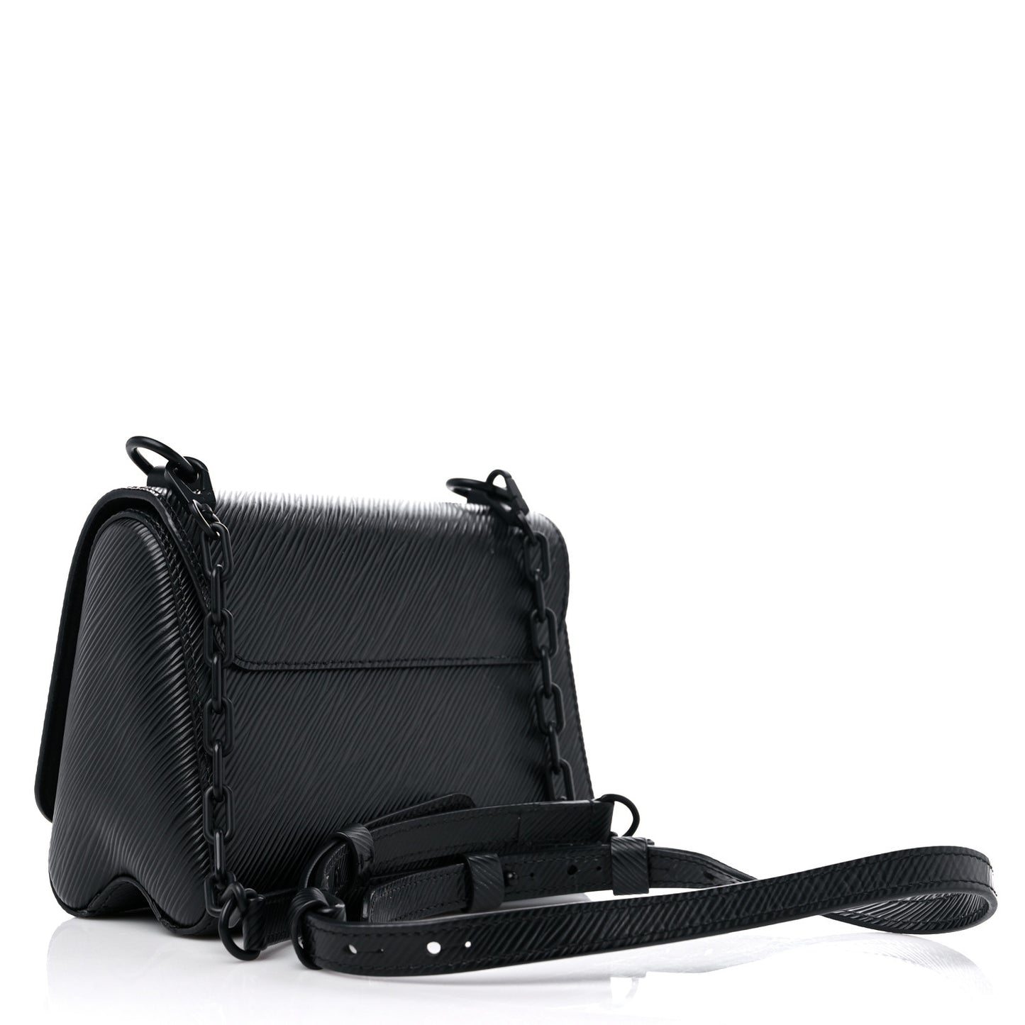 Epi Twist Shoulder Bag PM Black Pink