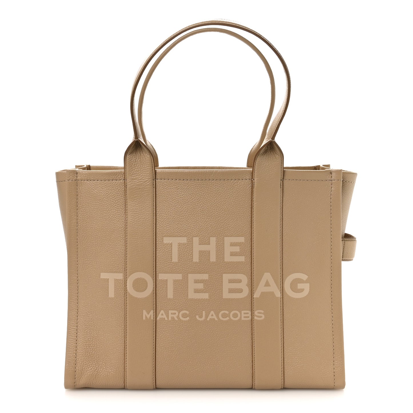Grained Calfskin Large The Tote Bag Camel