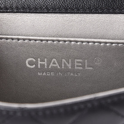 Chanel Goatskin Quilted Acrylic Beads Flap Black 6 of 10