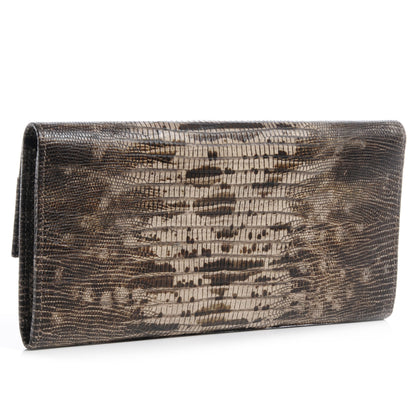 Jimmy Choo Lizard Embossed Reese Clutch 3 of 8