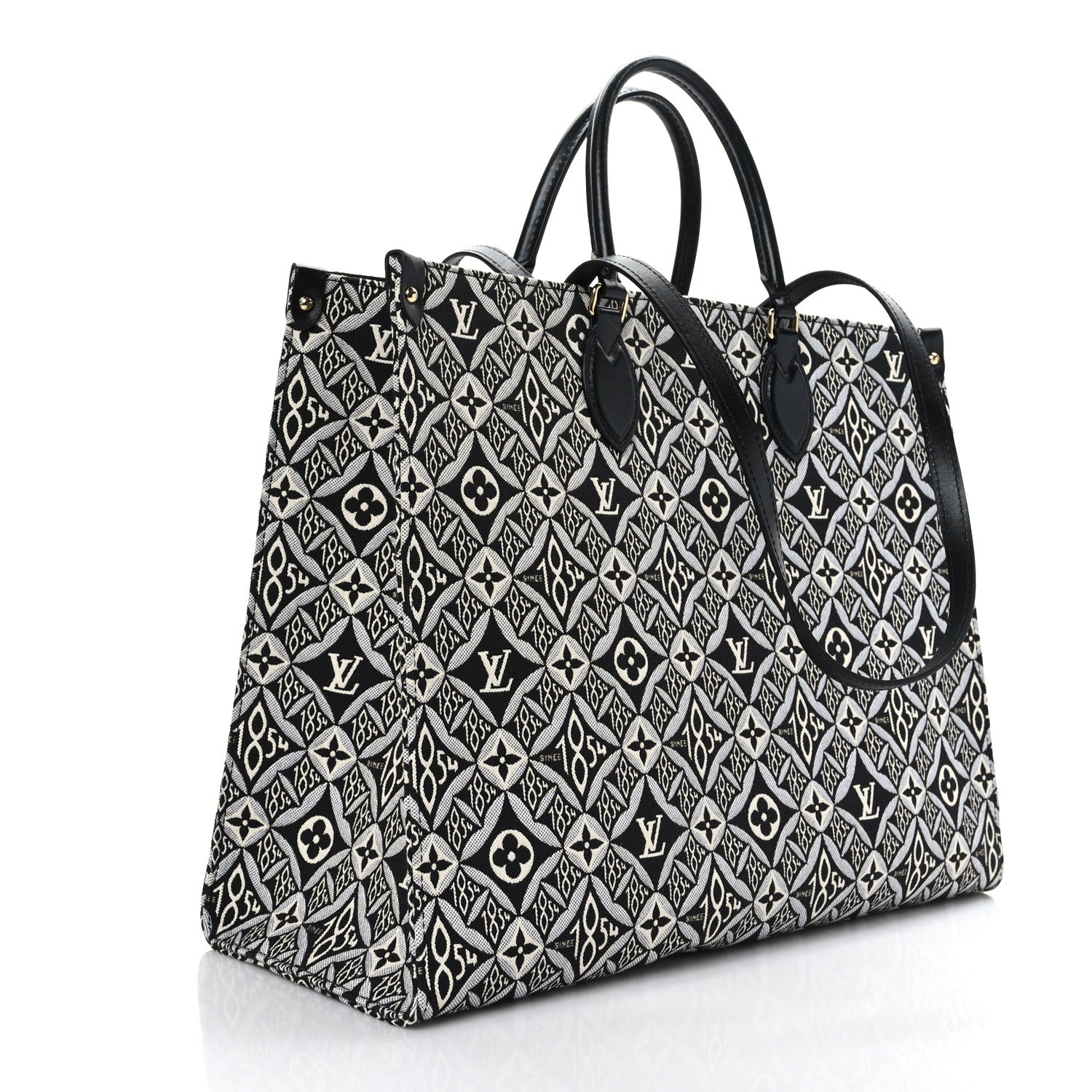 Louis Vuitton Jacquard Since 1854 Onthego GM Grey 3 of 8