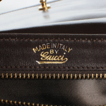 Gucci Calfskin 1973 Shoulder Bag Brown 5 of 6